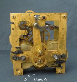 = Uurwerk voor onderdelen = G. Becker P42 = 35396