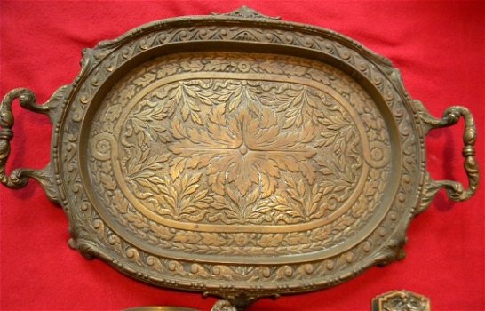 Antieke bronzen rookset.no 50. - 2
