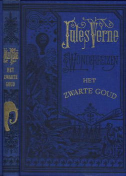 JULES VERNE**HET ZWARTE GOUD**ELSEVIER TEXTUUR LINNEN - 1