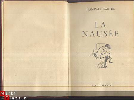 JEAN-PAUL SARTRE ** LA NAUSEE ** GALLIMARD COLL. POURPRE ** - 1