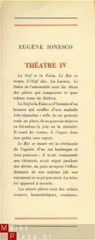 EUGENE IONESCO**THEATRE IV**LE ROI SE MEURT*LA SOIF ET LA FA - 3