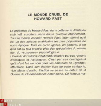 HOWARD FAST **MIRAGE**EDITEUR WALTER BECKERS KALMTHOUT - 5