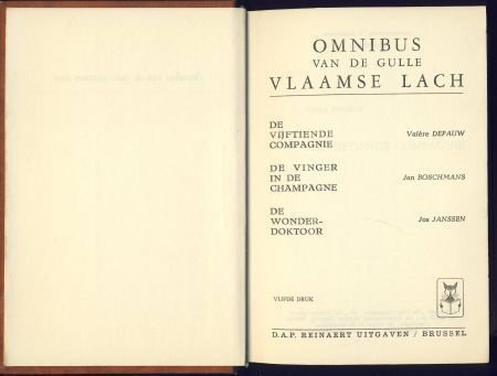 OMNIBUS GULLE VLAAMSE LACH**V. DEPAUW+JAN BOSCHMANS+JANSSEN - 2