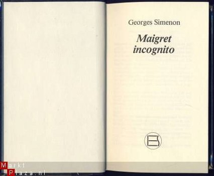 GEORGES SIMENON**MAIGRET INCOGNITO**MAIGRET S' AMUSE** - 2