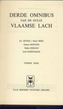 DERDE OMNIBUS GULLE VLAAMSE LACH**1.GEVERS.2.BERG.3.MARTENS - 2