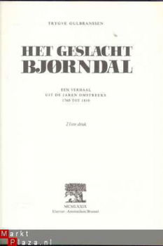 TRYGVE GULBRANSSEN *HET GESLACHT BJÖRNDAL*ELSEVIER**1979** - 2