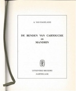 A. VAN HAGELAND**DE BENDEN VAN CARTOUCHE EN MANDRIN**GROENE - 4
