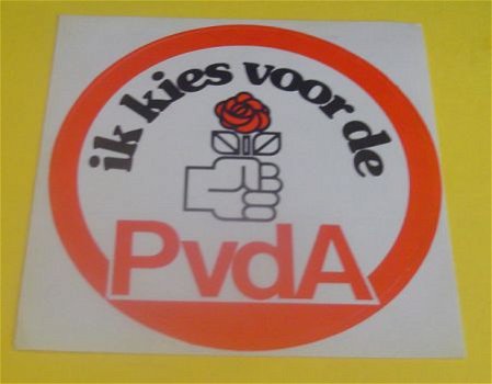Sticker PVDA (nr.3) - 1