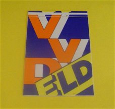 Sticker VVD.