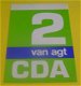 Sticker CDA Van Agt - 1 - Thumbnail