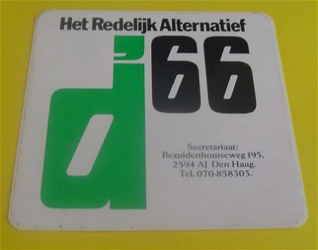 Sticker D66(2) - 1
