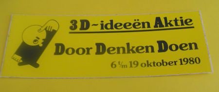 Sticker 3 ideeën aktie - 1