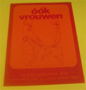 Sticker FNV Ook vrouwen - 1