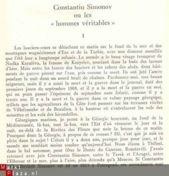 CONSTANTIN SIMONOV**LES VIVANTS ET LES MORTS**CLUB DIDEROT** - 7