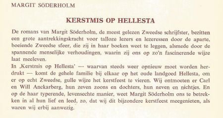 MARGIT SÖDERHOLM**KERSTMIS OP HELLESTA**ZHU AD.M.C. STOK - 3