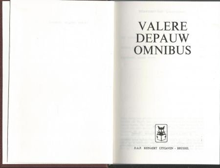 VALERE DEPAUW OMNIBUS**1.WIJ, ARTIESTEN.2.VOGELS.3.KAPELHOEV - 3