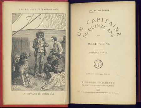 JULES VERNE**UN CAPITAINE DE QUINZE ANS**HETZEL*HACHETTE T1 - 2