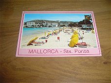 Kaart Mallorca Sta.Ponsa