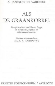 A. JANSSENS DE VAREBEKE**ALS DE GRAANKORREL**PRIESTER POPPE* - 4