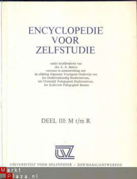 ENCYCLOPEDIE VOOR ZELFSTUDIE**DEEL III : M t/m R **DEN HAAG - 1