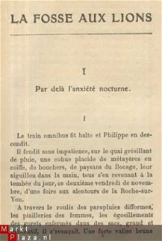 EMILE BAUMANN ** LA FOSSE AUX LIONS *1928* BERNARD GRASSET - 5