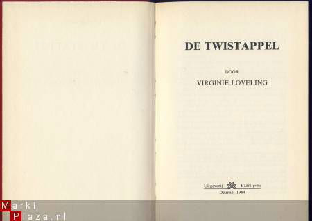 VIRGINIE LOVELING**DE TWISTAPPEL**UITG. BAART *DEURNE*1984** - 1