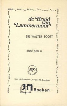 SIR WALTER SCOTT**DE BRUID VAN LAMMERMOOR**BOEK DEEL II** - 3