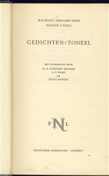 W.B.YEATS + BERNARD SHAW + EUGENE O'NEILL**GEDICHTEN+TONEEL* - 2