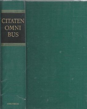 CEES BUDDINGH**CITATEN-OMNIBUS**TEXTUUR LINNEN BOEKBAND. - 1