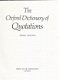 THE OXFORD DICTIONARY OF QUOTATIONS**BOOK CLUB ASSOCIATES LO - 1 - Thumbnail