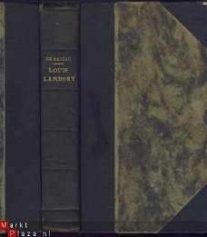 H. DE BALZAC**LOUIS LAMBERT**1892**CALMANN-LEVY