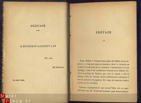 H. DE BALZAC**THEATRE TOME I **1892**CALMANN-LEVY - 3