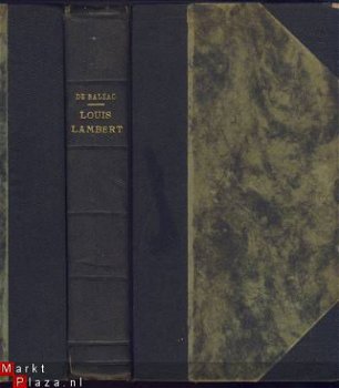 H. DE BALZAC**LOUIS LAMBERT**1892**CALMANN-LEVY - 1