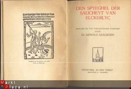 DR. ARNOLD SAALBORN*DEN SPYEGHEL DER SALICHEYT VAN ELCKERLYC - 2