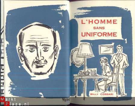 WILLY CORSARI**L' HOMME SANS UNIFORME**LIVRE DU MOIS - 1