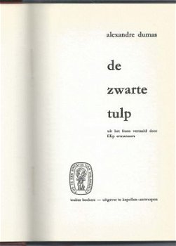 ALEXANDRE DUMAS**DE ZWARTE TULP**LA TULIPE NOIRE**BECKERS - 1