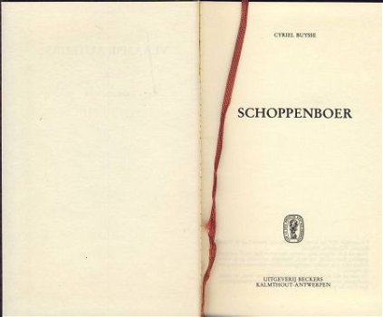 CYRIEL BUYSSE**SCHOPPENBOER**HARDCOVER BRUINE BECKERS - 3