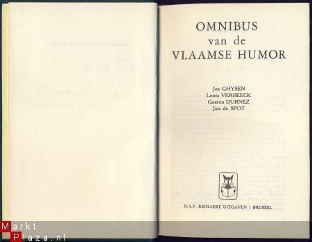 OMNIBUS VAN DE VLAAMSE HUMOR**GHYSEN+VERBEECK+DURNEZ+SPOT** - 2