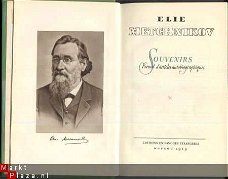 ELIE METCHNIKOV**SOUVENIRS*RECUEIL D'ARTICLES AUTOBIOGRAPHIQ