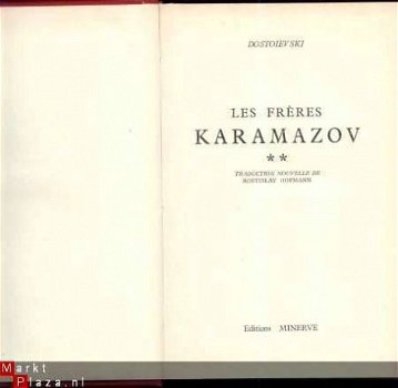 DOSTOÏEVSKI**LES FRERES KARAMAZOV**TOME II** ED. MINERVE - 2