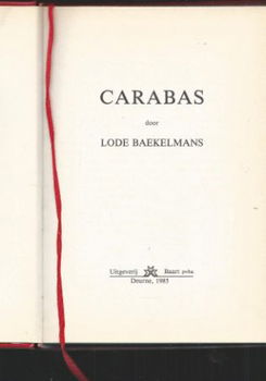 LODE BAEKELMANS**CARABAS**UITG. BAART PVBA 1985 DEURNE - 2