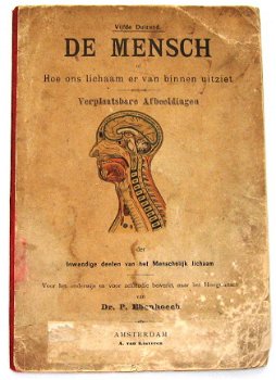 De Mensch 1892 Ebenhoech Beweegbare platen anatomie - 4