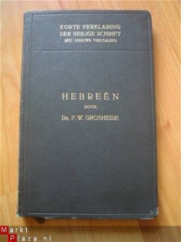 Hebreën door dr F.W. Grosheide - 1