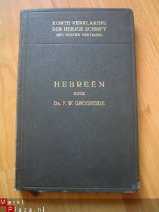 Hebreën door dr F.W. Grosheide