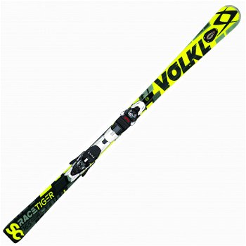 Völkl RaceTiger SC UVO Yellow Slalom Carve Ski 160 165 cm - 2