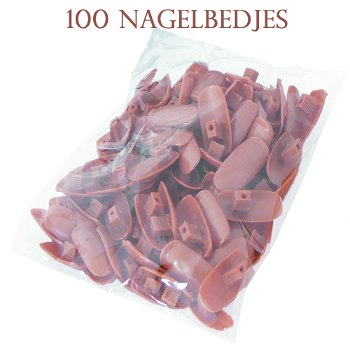 Nail trainer nagelbedjes, 100 stuks - 0