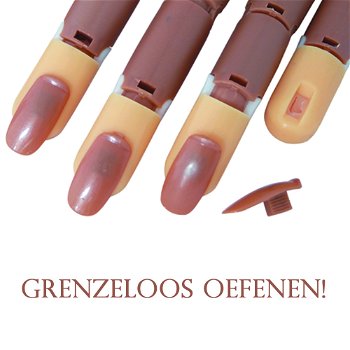 Nail trainer nagelbedjes, 100 stuks - 1