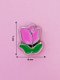 Bedel/ Charm 0024, roze tulp - 1 - Thumbnail
