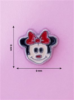 Bedel/ Charm 0801, Hoofd Minnie Mouse - 1