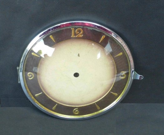 Pendule deur / wijzerplaat = bol glas 35439 - Afbeelding 2